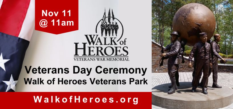 2025 Veterans Day Program – Tuesday, November 11, 2025 – 11 a.m.